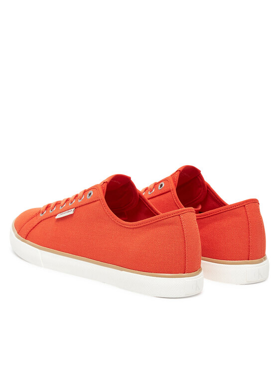 Calvin Klein Jeans Calvin Klein Jeans Tenisówki Ess Vulc Low Mg Cv YM0YM01301 Pomarańczowy