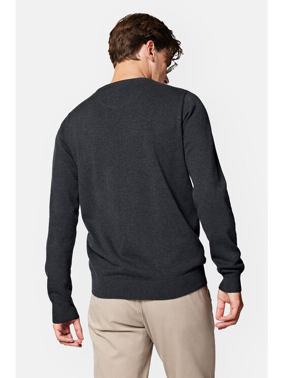 Lancerto Lancerto Sweter Morey SW073223000016 Szary Regular Fit
