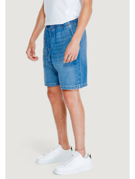 Jack & Jones Jack & Jones Pantaloncini di jeans JJIJAIDEN JJJOGGER SHORTS MF 370 LN Blu Jogger Fit