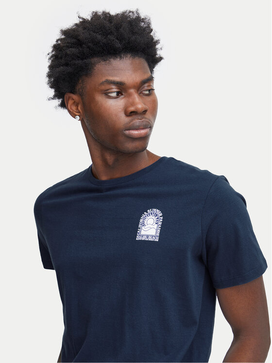 Blend Blend T-Shirt 20716481 Granatowy Regular Fit