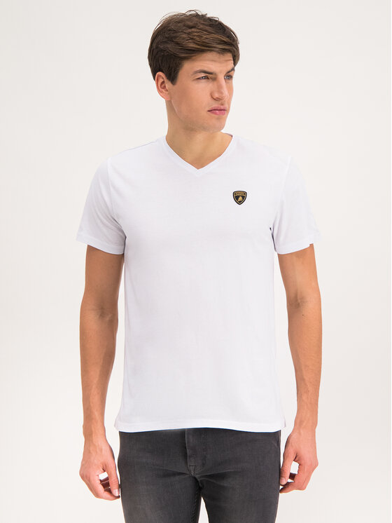 Lamborghini Lamborghini T-Shirt B3XUB7S5 Weiß Regular Fit