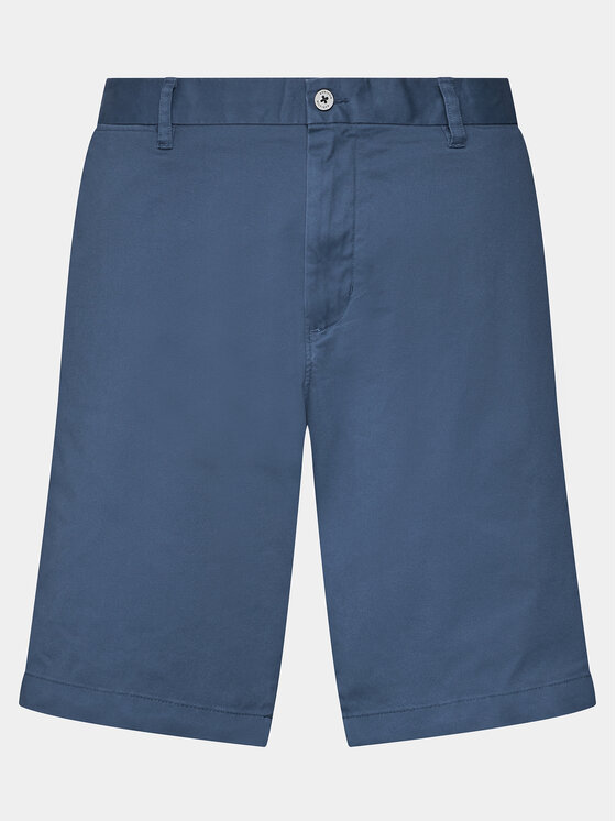 Tommy Hilfiger Tommy Hilfiger Pantalon scurți din material Harlem MW0MW23568 Albastru Regular Fit
