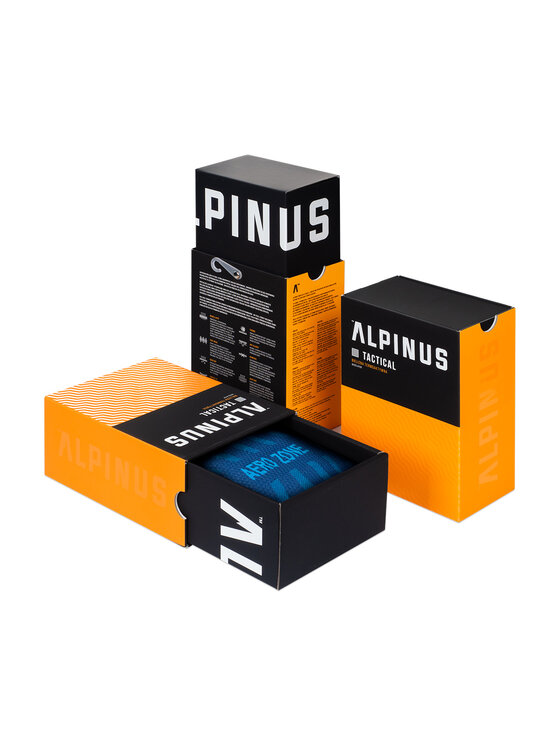 Alpinus Alpinus Bielizna termoaktywna górna Tactical Base Layer Niebieski