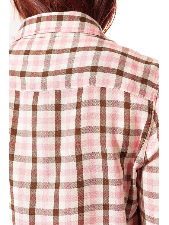 Wrangler Wrangler Koszula 1 PKT SHIRT Różowy Regular Fit
