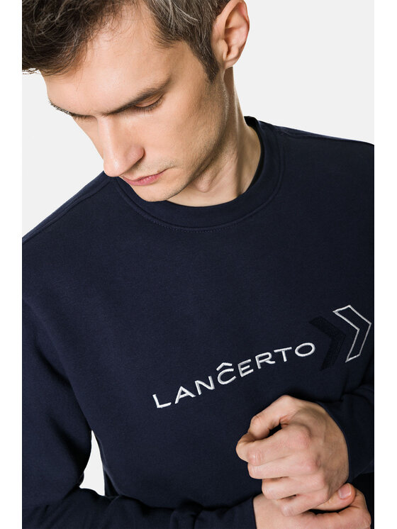 Lancerto Lancerto Bluza Brewer BL073222000026 Granatowy Regular Fit