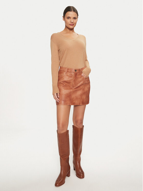 Gant Gant Džemper 4803187 Bež Regular Fit