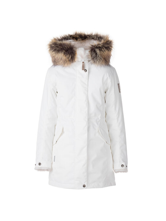 Lenne Lenne Kurtka anorak 22363-001 Biały Basic Fit