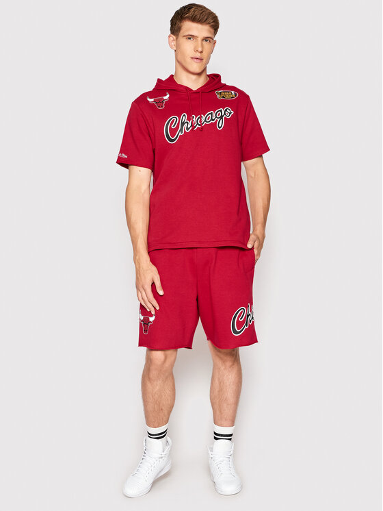 Mitchell Ness Short de sport SHORAJ19075 Rouge Regular Fit Modivo