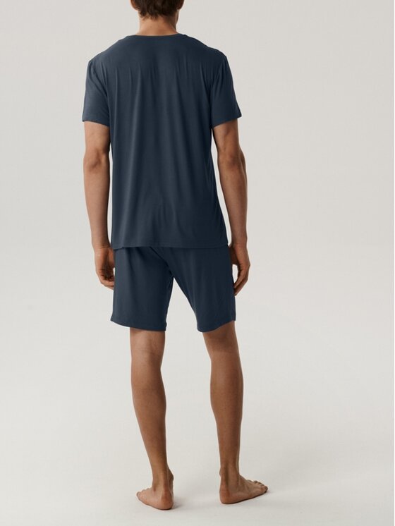 Atlantic Atlantic Piżama Soft set Granatowy