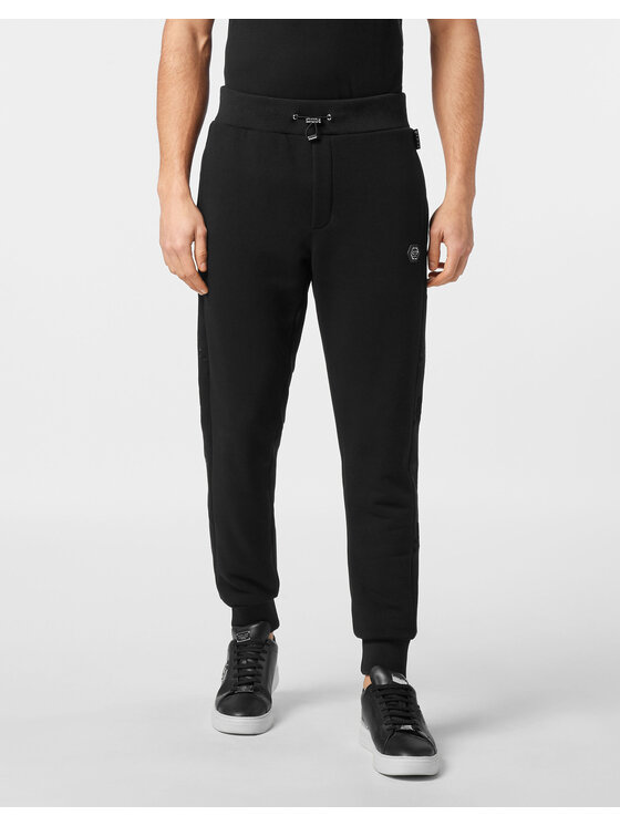 PHILIPP PLEIN PHILIPP PLEIN Spodnie dresowe 24663 Czarny Jogger Fit