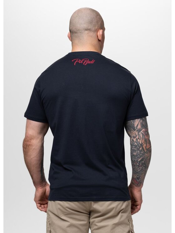 PITBULL PITBULL T-Shirt EL JEFFE Granatowy Regular Fit