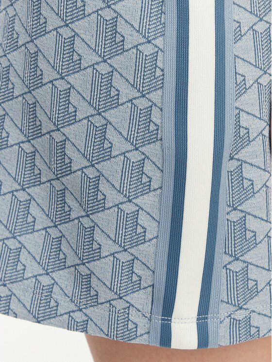 Lacoste Lacoste Každodenné šaty EF2655 Svetlo modrá Slim Fit