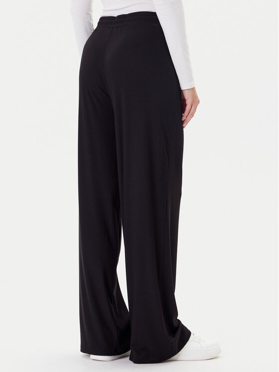 Guess Guess Riidest püksid O5GB00 KCQ72 Must Relaxed Fit