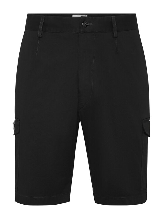 PHILIPP PLEIN PHILIPP PLEIN Šortky 9389 Čierna Regular Fit
