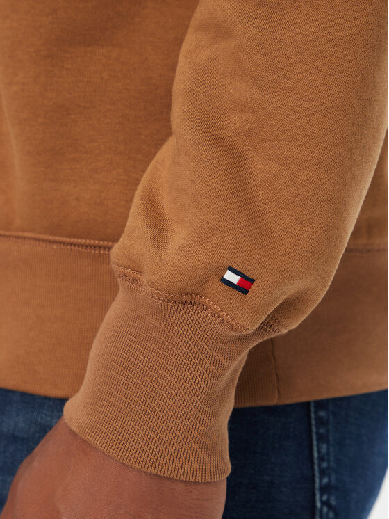 Tommy Hilfiger Tommy Hilfiger Суитшърт Logo MW0MW11596 Кафяв Regular Fit