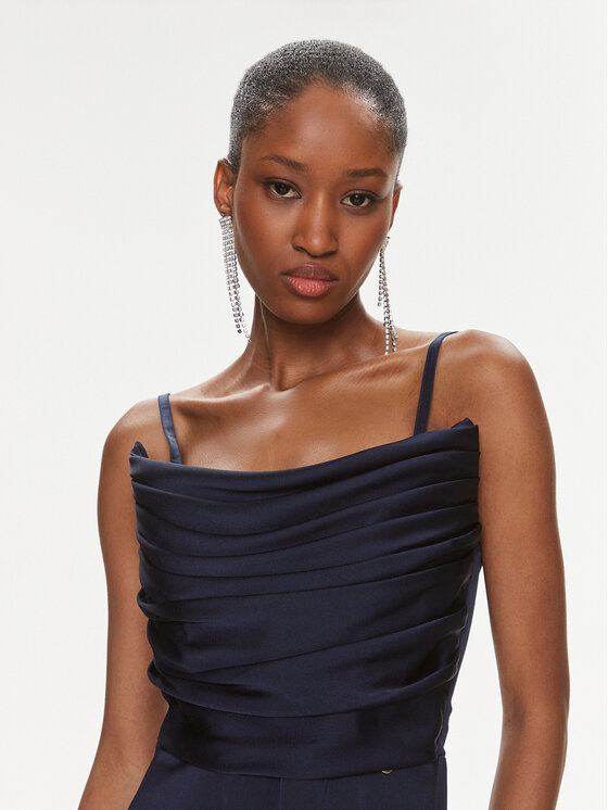 Rinascimento Rinascimento Abendkleid CFC0117804003 Dunkelblau Regular Fit