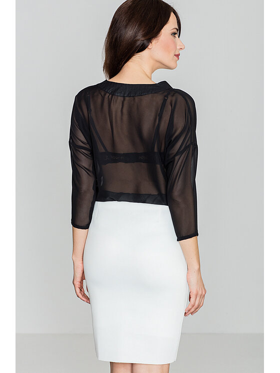 Lenitif Lenitif Blusa K138 Nero Regular Fit