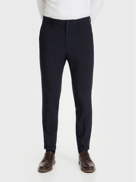 Matinique Текстилни панталони Liam 30205157 Тъмносин Regular Fit