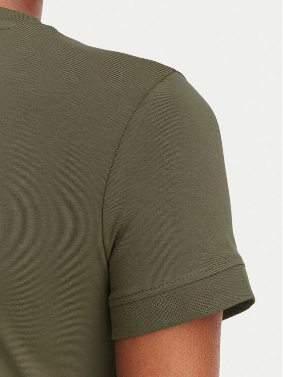 Guess Guess T-Shirt W2YI44 J1314 Khaki Regular Fit