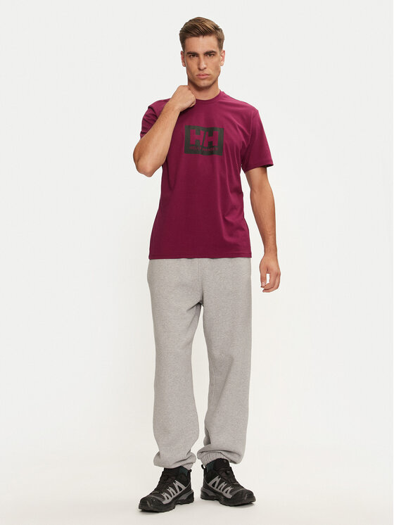 Helly Hansen Helly Hansen Футболка HH Box 53285 Фіолетовий Regular Fit