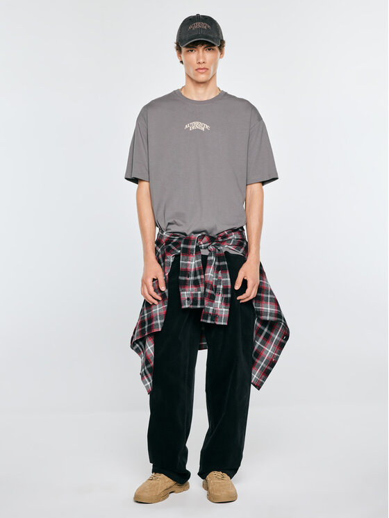 BIG STAR BIG STAR T-Shirt COLTON Szary Oversize
