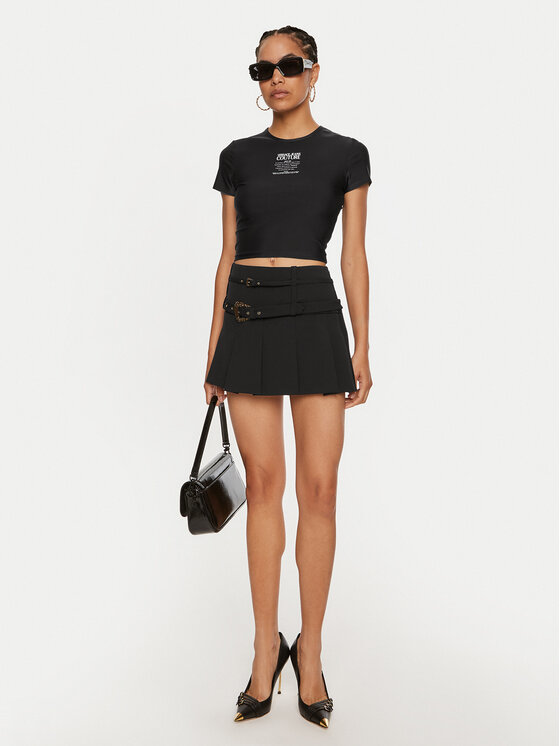 Versace Jeans Couture Versace Jeans Couture mini svārki 77HAE814 Melns Regular Fit