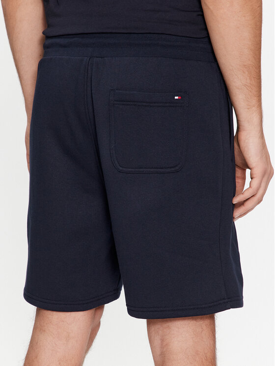 Tommy Hilfiger Tommy Hilfiger Szorty sportowe Logo MW0MW34201 Granatowy Regular Fit