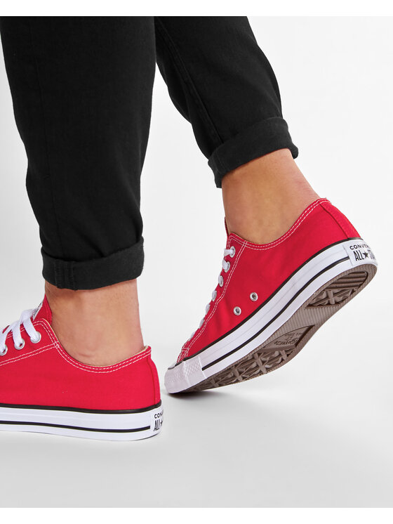 Converse Converse Trampki Chuck Taylor All Star Ox M9696C Czerwony