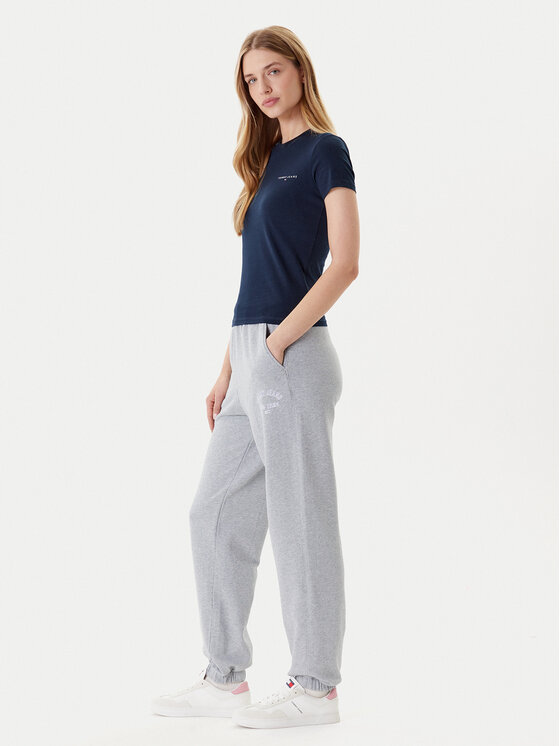 Tommy Jeans Tommy Jeans Teplákové nohavice Varsity DW0DW20994 Sivá Regular Fit