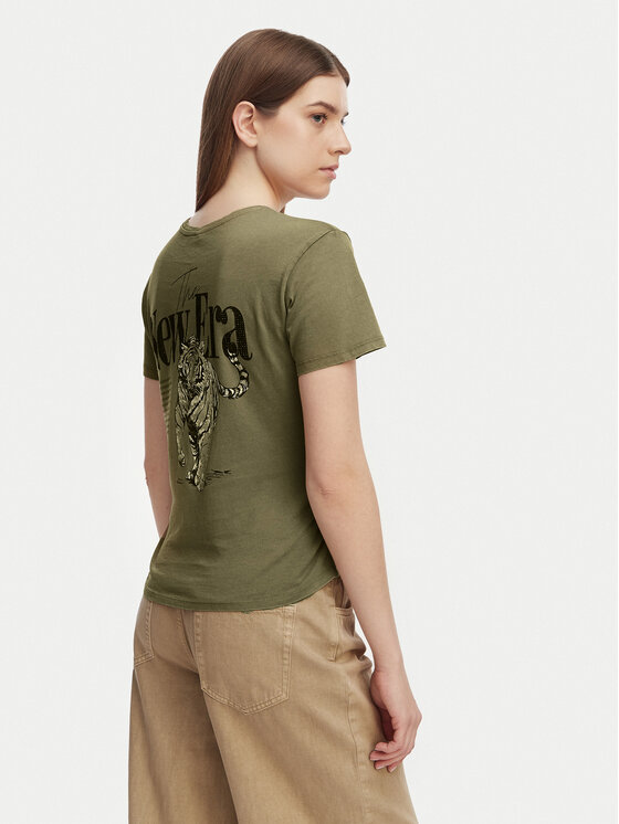 ONLY ONLY Marškinėliai Lucy 15346760 Ruda Regular Fit