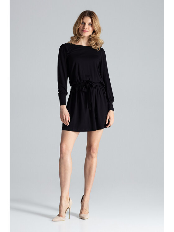 FIGL FIGLFIGL Vestito M576 Nero Regular Fit