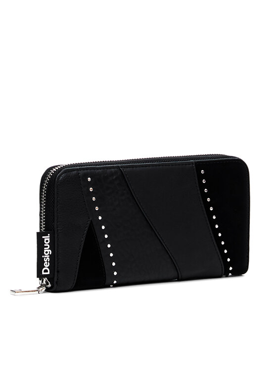 Desigual Desigual Große Damen Geldbörse Kahlo 24WAYP03 Schwarz