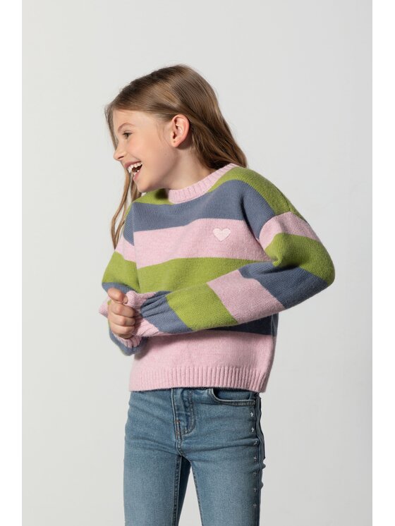 Coccodrillo Coccodrillo Sweter ZC6172102TGK-022 Kolorowy Regular Fit