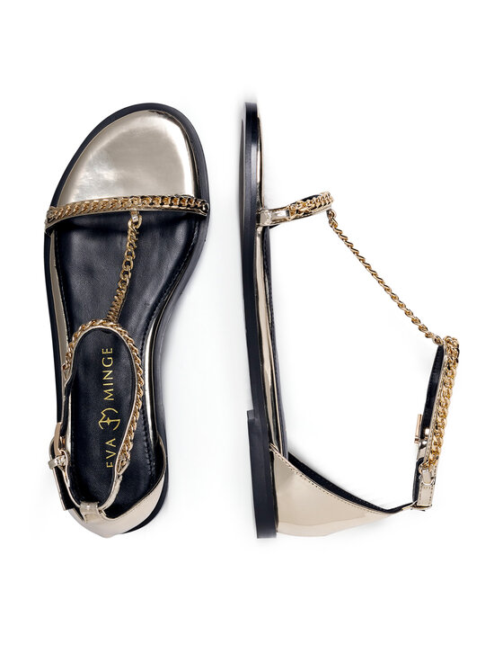 Eva Minge Eva Minge Sandalen ALBINA-F50-298-1 Goldfarben