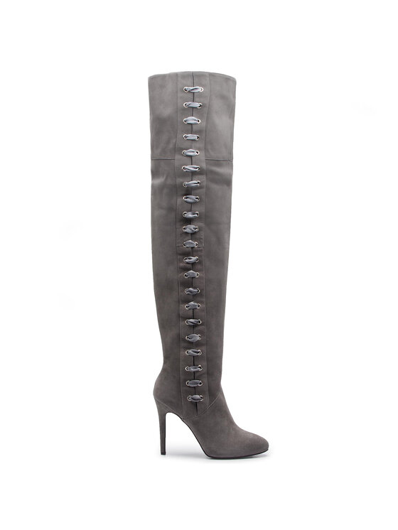 Simple Simple Overknees Simple DKH172-T38-RC00-8500-0 Grau