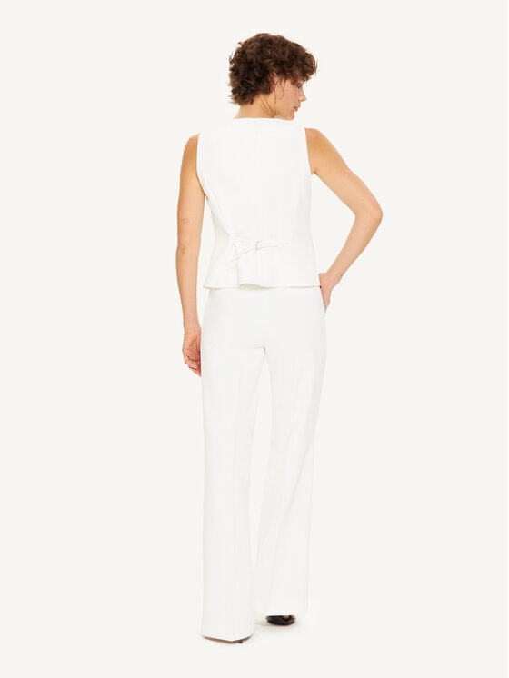 KMX KMX Kamizelka 192520009 Écru Fitted Fit