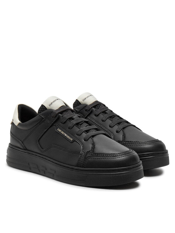 Emporio Armani Emporio Armani Tenisice X4X568 XN162 U066 Crna