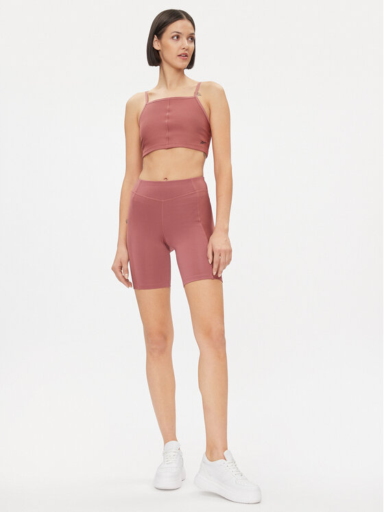 Reebok Reebok Szorty sportowe Yoga Performance IM4043 Różowy Tight Fit