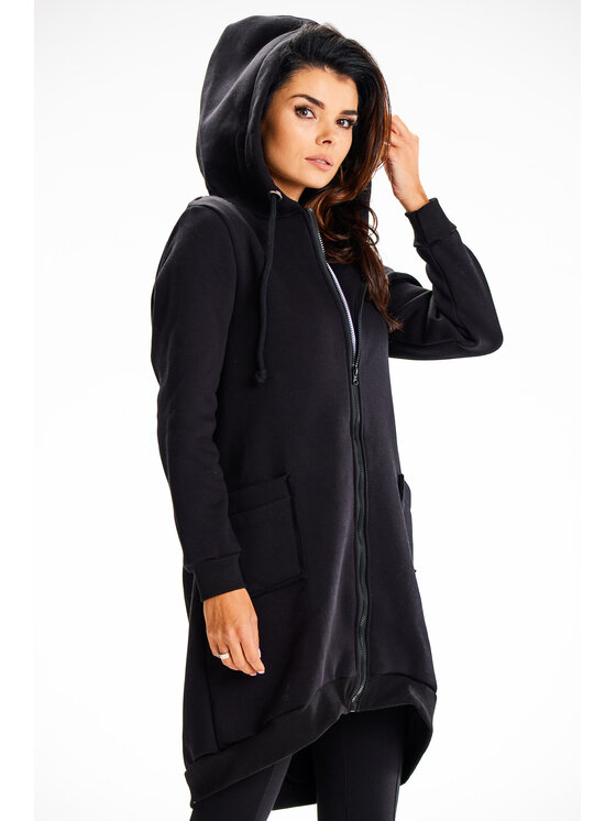 Infinite You Infinite You Mikina M334 Čierna Basic Fit
