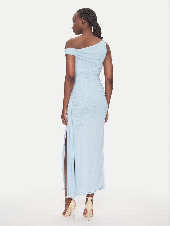 Bardot Bardot Официална рокля Layana 59512DB Светлосин Slim Fit