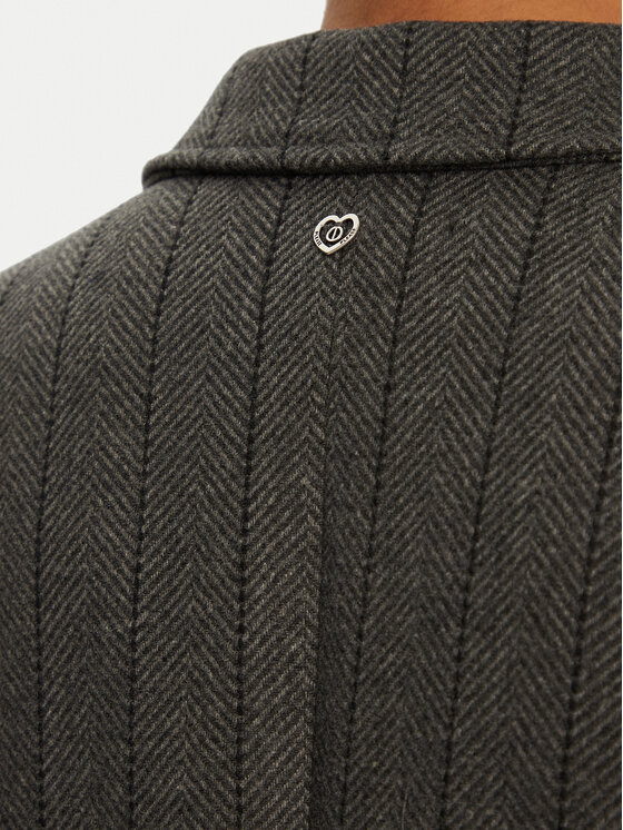 Please Please Cappotto di transizione K0GCCTG000 Grigio Regular Fit