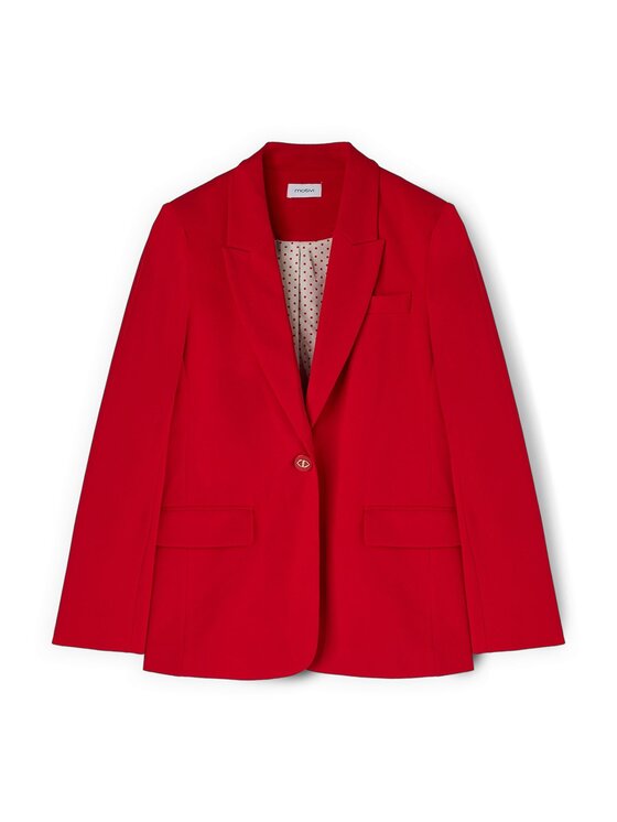 Motivi Motivi Giacca outdoor Q024W000037N016 Rosso Regular Fit