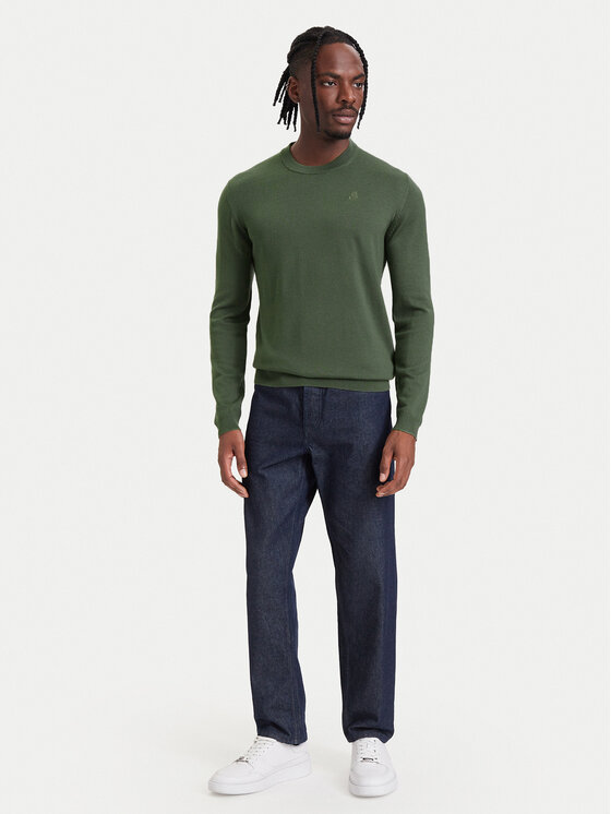 KARL LAGERFELD KARL LAGERFELD Sweter 655000 564399 Zielony ciemny Regular Fit