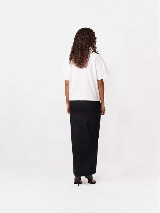 La Mania La Mania Spódnica maxi MOVI Czarny Basic Fit