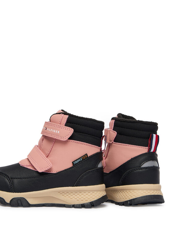 Tommy Hilfiger Tommy Hilfiger Hótaposó Velcro Bootie T1A5-34048-1592 M Fekete
