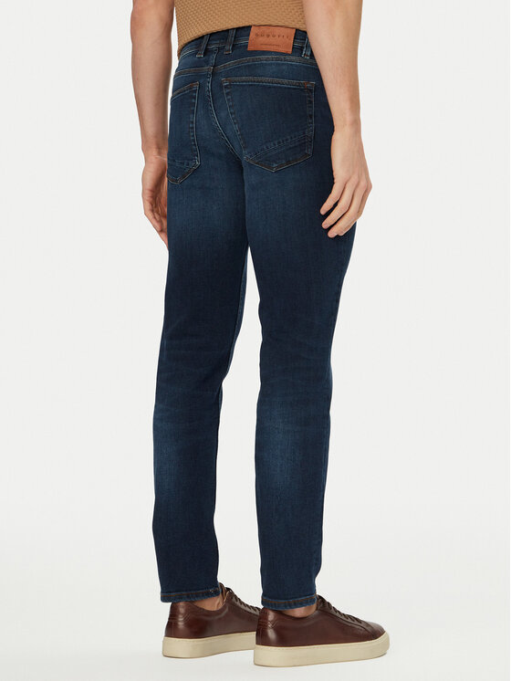 Bugatti Bugatti Traperice 3108D-16671E Tamnoplava Slim Fit