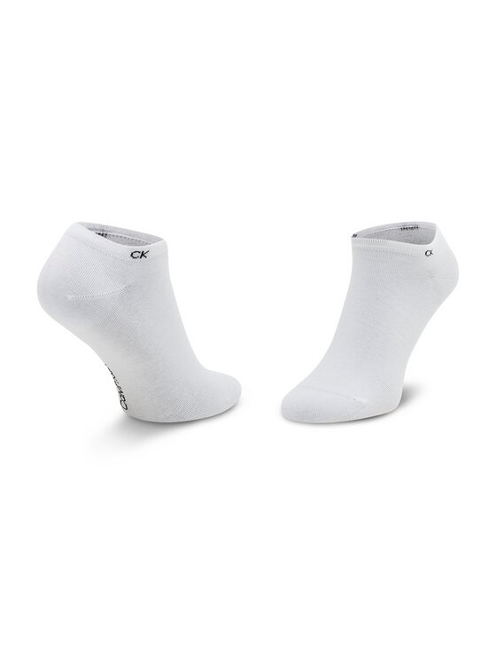 Calvin Klein Calvin Klein Madalate meestesokkide komplekt (2 paari) 701218714 Valge