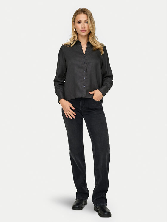 ONLY ONLY Košeľa Lulu 15320864 Sivá Regular Fit
