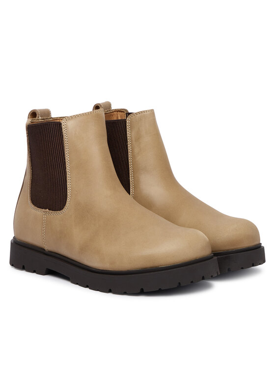 Birkenstock Birkenstock Jātnieku stila puszābaki Highwood Slip On 1033180 Bēšs
