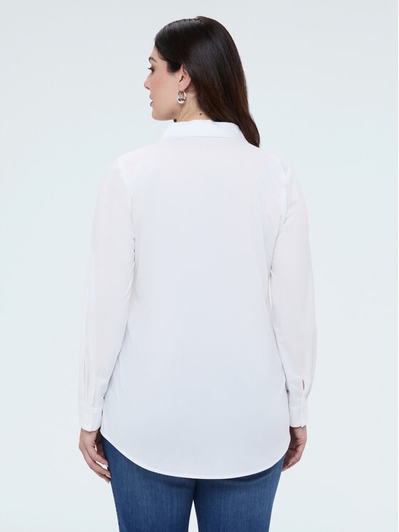 Fiorella Rubino Fiorella Rubino Camicia 5027T001431N011 Bianco A-Line Fit